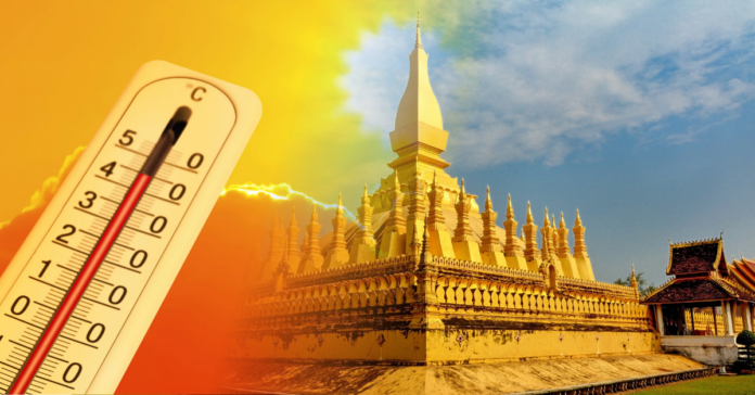 Laos on high alert as extreme heat up to 43 degrees Celsius hits nationwide from 10 to 16 April, with storms and health risks expected.