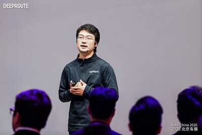 DeepRoute.ai Chief Scientist Chong Ruan delivering his keynote DeepRoute.ai Chief Scientist Chong Ruan delivering his keynote