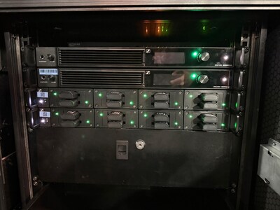 Favian currently runs 22 Spectera bodypacks on two Base Stations