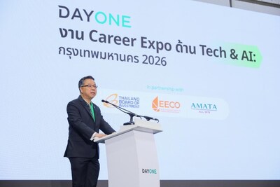 Narit Therdsteerasukdi, Secretary General, Board of Investment of Thailand (BOI), speaking at the DayOne Tech & AI Career Expo: Bangkok 2026 Narit Therdsteerasukdi, Secretary General, Board of Investment of Thailand (BOI), speaking at the DayOne Tech & AI Career Expo: Bangkok 2026