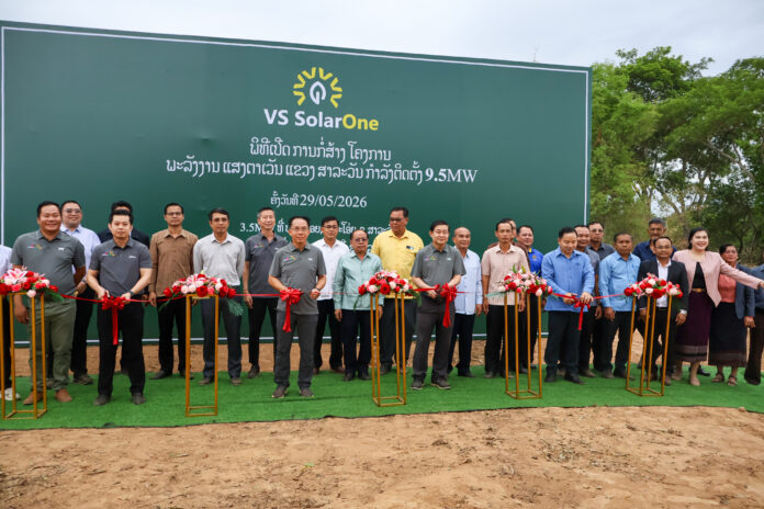 Construction has begun on a 9.5 MW solar project in Salavan province, expanding renewable energy capacity in southern Laos.
