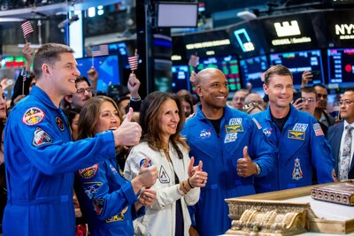 Artemis II astronauts at the NYSE on May 1st Artemis II astronauts at the NYSE on May 1st