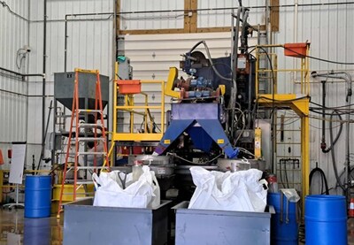 Figure 6: Dense Media Separation (“DMS”) pilot operation at SGS (Lakefield) facility in ON, Canada.