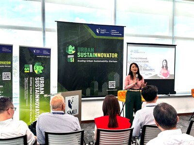 SMU’s Vice President of Partnerships and Engagement, and Chair of the USI Programme Management Committee, welcoming the founders of the selected startups and their mentors in February 2026. The USI accelerator began incubating its first batch of startups in February 2026, after it was launched at the Lee Kuan Yew Global Business Plan Competition at SMU last September.