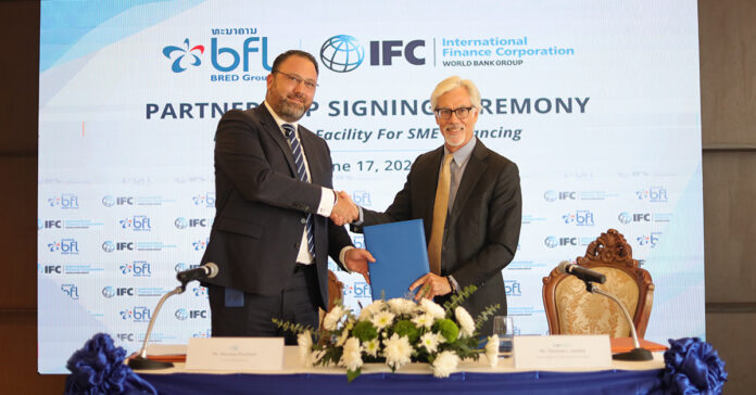 Banque Franco-Lao and International Finance Corporation launched a USD10 million risk-sharing facility