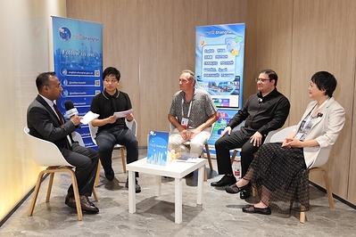 Participants engage in a dialogue on AI-related issues at "WAIC UP! 2026 Youth Dialogue", a side event of the 2026 WAIC and the High-Level Meeting on Global AI Governance. Participants engage in a dialogue on AI-related issues at "WAIC UP! 2026 Youth Dialogue", a side event of the 2026 WAIC and the High-Level Meeting on Global AI Governance.