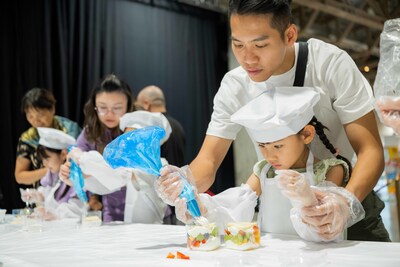 Children participate in the BOC Smart Kids Presents: Little Master Chef Workshop at the 2026 Sands Shopping Carnival at The Venetian Macao’s Cotai Expo.
