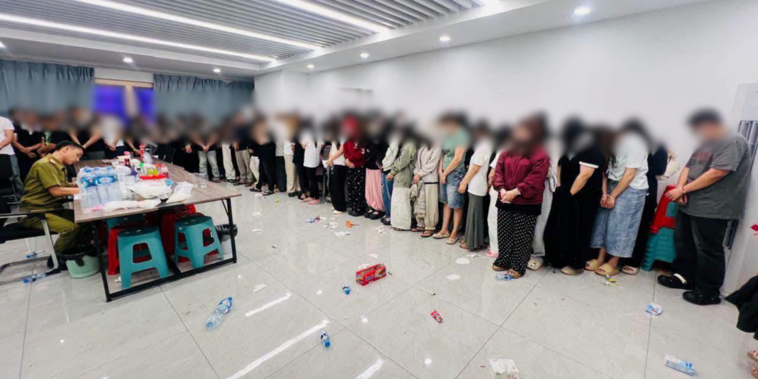 135 suspected scammers arrested in the Boten Special Economic Zone on 30 June 2026 as Laos cybercrime crackdown continues.