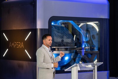 Brian Matthews, Founder and CEO of AMPERA, welcomed a crowd of more than 100 distinguished guests, business leaders, local officials and employees at the company&rsquo;s innovation center to unveil the world&rsquo;s first full-scale, 3D printed nuclear reactor module.