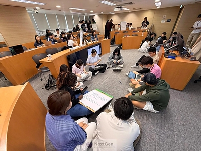 Student Fellows collaborate during the Charity Pitch Challenge, transforming ideas into innovative solutions for social impact. Student Fellows collaborate during the Charity Pitch Challenge, transforming ideas into innovative solutions for social impact.