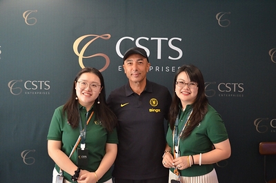The CSTS team pictured with Chelsea Football Club legend Roberto Di Matteo (centre). The CSTS team pictured with Chelsea Football Club legend Roberto Di Matteo (centre).