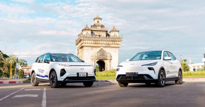 FAWCAR has launched the JOYEE S04 electric SUV and JOYEE S08 plug-in hybrid SUV in Laos. 🚗⚡ The new models are now available in Vientiane, with nationwide distribution planned.