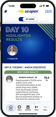 IBM Match Statistics App (Photo Credit: IBM) IBM Match Statistics App (Photo Credit: IBM)