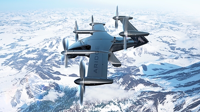 (Image of A868 - Full Tilt-Rotor Hybrid-Electric Flying Car) (Image of A868 - Full Tilt-Rotor Hybrid-Electric Flying Car)