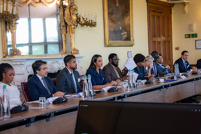 o Her Excellency Sheikha Hind bint Hamad Al Thani, Vice Chairperson of Qatar Foundation, at the QF-Wilton Park convening o Her Excellency Sheikha Hind bint Hamad Al Thani, Vice Chairperson of Qatar Foundation, at the QF-Wilton Park convening