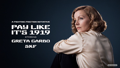 SKF Pay like it's 1919 - with your energy savings. Global campaign featuring Greta Garbo and SKF Magnetic bearing solutions. SKF Pay like it's 1919 - with your energy savings. Global campaign featuring Greta Garbo and SKF Magnetic bearing solutions.