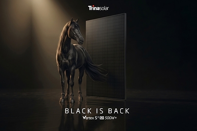 Trinasolar Vertex S+ G3 Full Black solar module, introduced for the Australian market at All Energy Australia 2026 Trinasolar Vertex S+ G3 Full Black solar module, introduced for the Australian market at All Energy Australia 2026