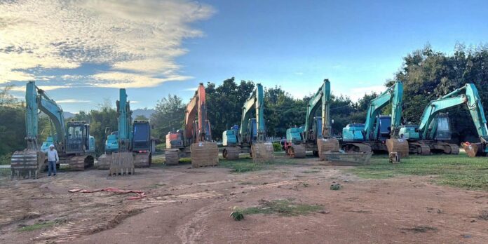 Seized excavators