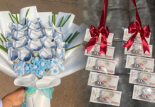 Laos Bans Money Bouquets, Crafts Made From Kip Banknotes