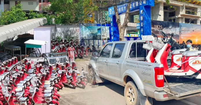 Red shared e-bikes are back on Vientiane’s streets, but questions remain over operating approval, parking rules, and oversight as Laos promotes electric transport.