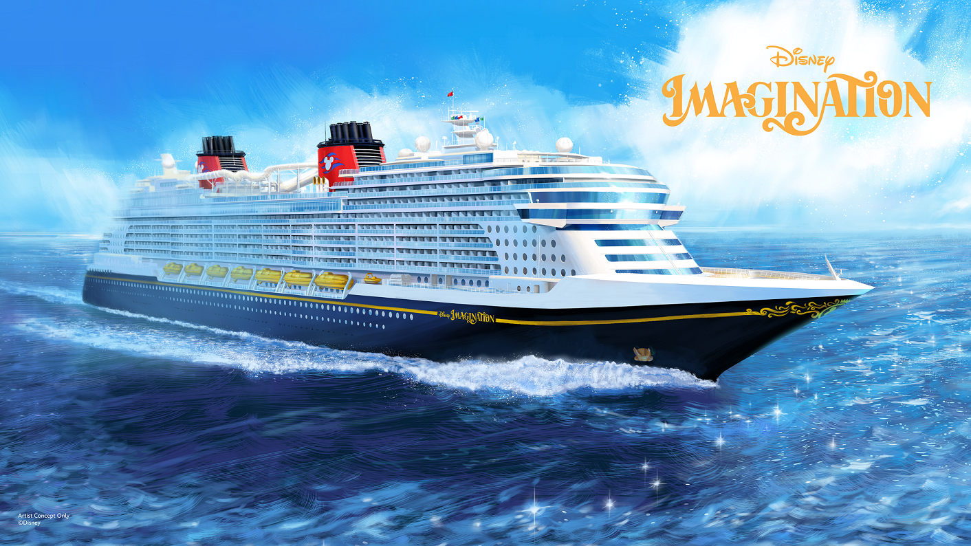 Concept image of the Disney Imagination cruise ship